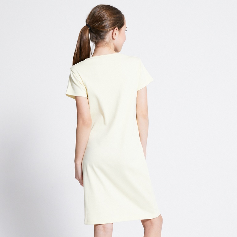 Ribbed knit dress "Admira" Light Yellow